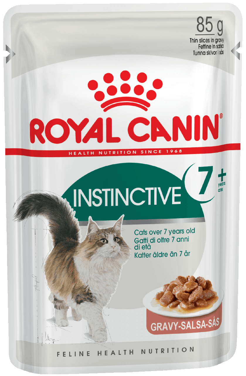 Royal Canin (Роял Канін) INSTINCTIVE 7+ вологий корм в соусі для кішок старше 7 років, 85 г