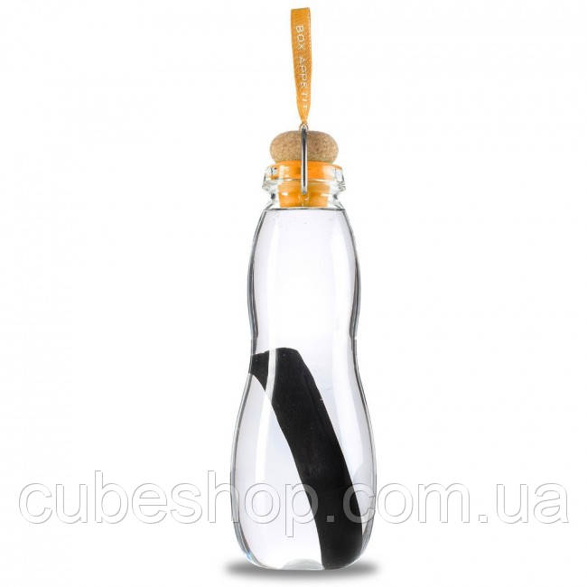 Скляна екопляшка Eau Good Black+Blum (650 мл) жовтогаряча
