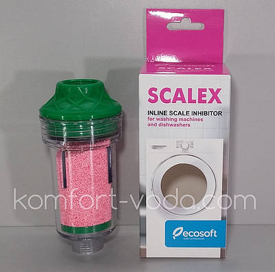 Фильтр от накипи Ecosoft SCALEX для стиральных и посудомоечных машин ...