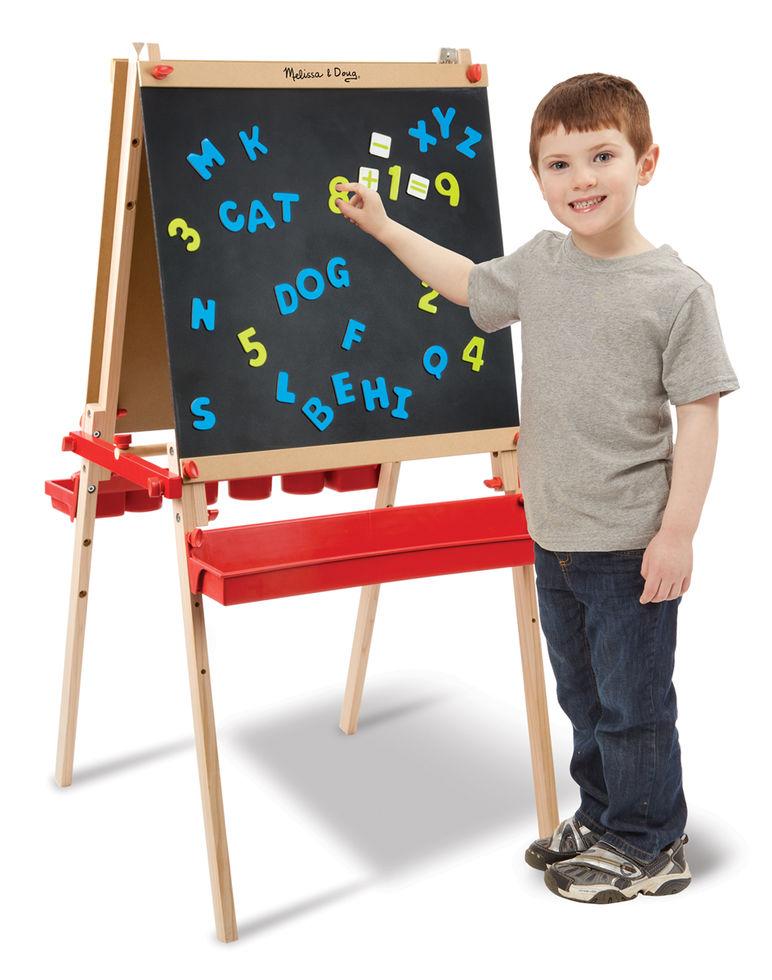 Мольберт підлоговий з магнітною дошкою / Deluxe Easel / Magnetic Boards (39 цифр і букв) ТМ Melіssa & Doug MD9336
