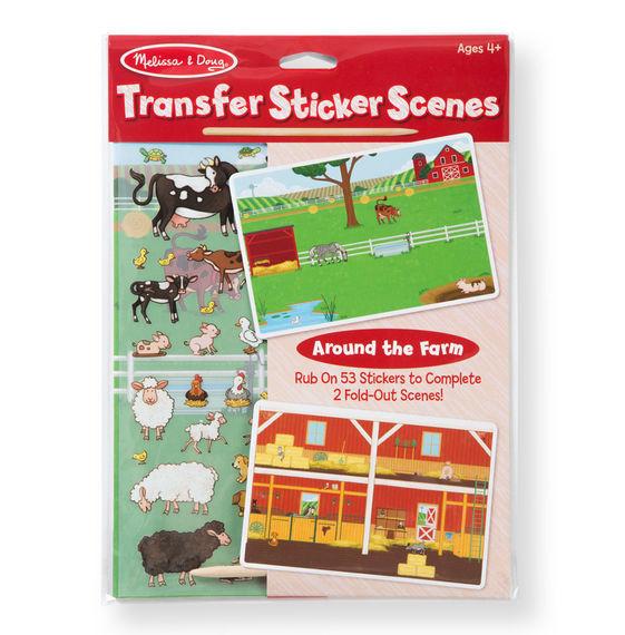 Перекладні наклейки "Ферма" / Transfer Sticker Scenes - Around the Farm ТМ Melіssa & Doug MD9531