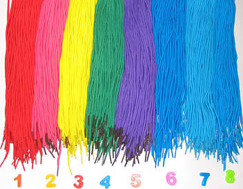 Шнурки 120см взуттєві, одежні