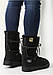 Moon boots жіночі чоботи місяцеходи взуття з хутром сноубутси уггі інтернет магазин чорні 38 розмір Vices T066-1, фото 10