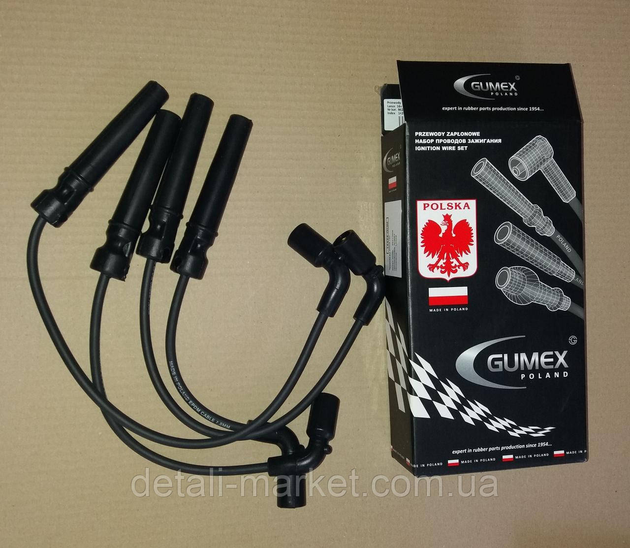 Дроти свічкові Ланос 1.6 Gumex
