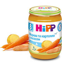 Пюре HiPP Лосось в морковно-картофельном пюре, 190 г