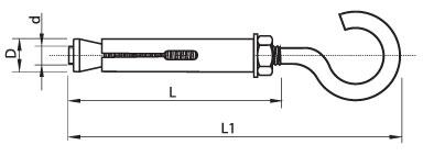 анкер однораспорный купити