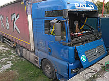 Изготовление и замена лобового стекла на грузовике MAN TGA XXL в Никополе