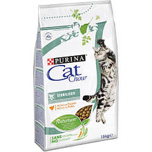 Purina Cat Chow Sterilised Сухий корм для кастрованих/стерилізованих котів і кішок 1,5 кг