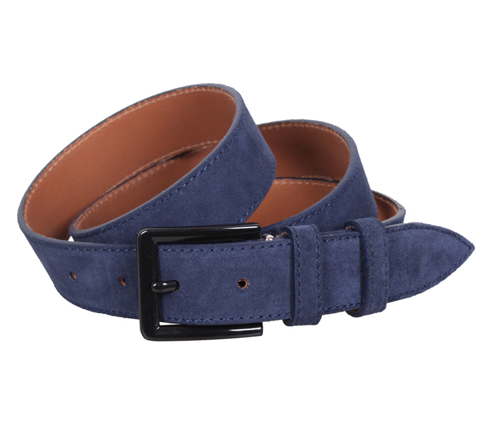 Жіночий ремінь з натуральної шкіри Z63-21 синій, фото 1