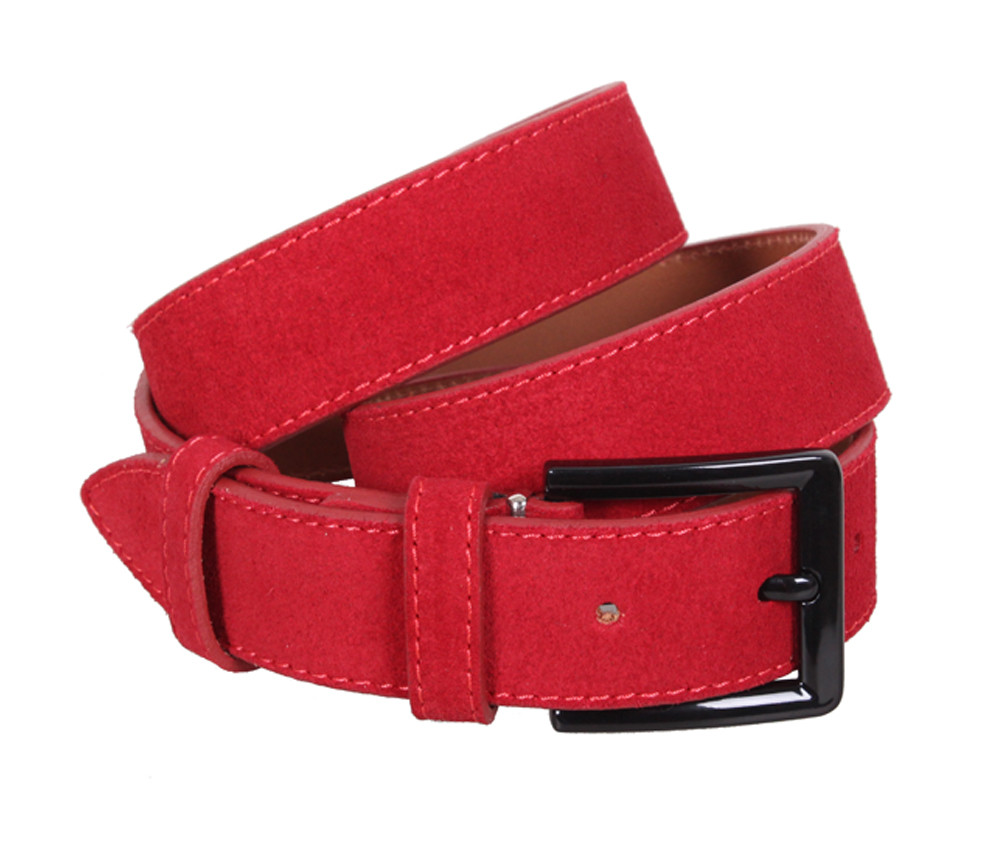 Жіночий ремінь з натуральної шкіри Z63-22 червоний, фото 1