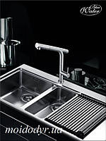 Кран для кухонної мийки з висувним душем Blue Water Imag inox