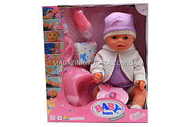 Інтерактивна лялька Baby Born (бебі бон). Пупс аналог з одягом і аксесуарами 9 функцій бебі борн BL020A