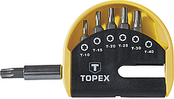 Біти Torx, набір 7 шт, шестигранний хвостовик 1/4", TOPEX