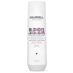 Шампунь для освітленого та вибіленого волосся Goldwell Dualsenses Blondes & Highlights Anti-Brassiness 250 мл 
