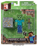 Minecraft 3-inch Zombie Фигурка Майнкрафт Зомби