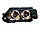 Тюнінг фари ВАЗ 2113, 2114, 2115, з "ангельськими очками", лінза, поворотник, чорний корпус H3/H1, фото 3