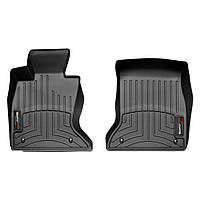 Передние WeatherTech коврики BMW 5-Series 2010- F10 X drive с бортиком черные 5 (бмв Ф10)