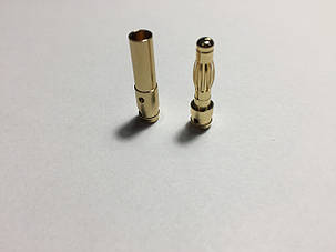 Роз'єм HXT 4mm Gold, фото 3
