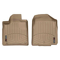 Килимки в салон (передні) Acura MDX 2006-13 з бортиком бежеві 451141 WeatherTech