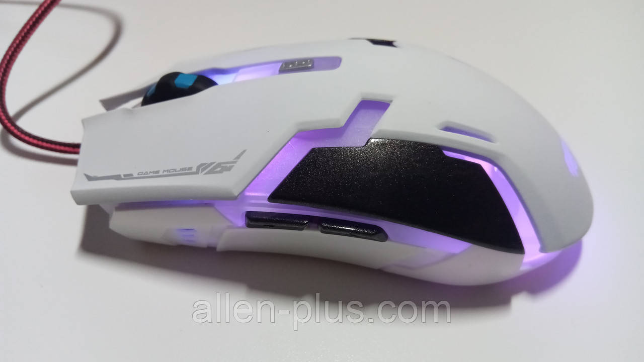 Миша ігрова дротова HAVIT HV-MS749 (3200 DPI) USB white