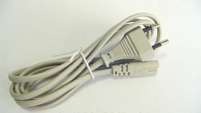 Шнур мережі 2x0,75м, 1,8, сірий