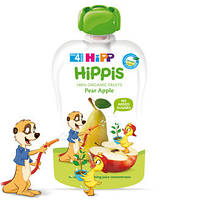 Органическое фруктовое пюре HiPP HiPPiS Груша-яблоко, 100 г