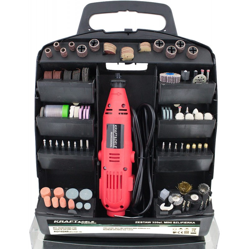 Міні шліфувальна машина 270W KD10245 320 елементів