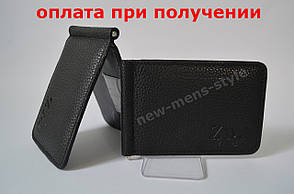 Чоловічий шкіряний гаманець портмоне гаманець затиск для грошей ZDJ купити