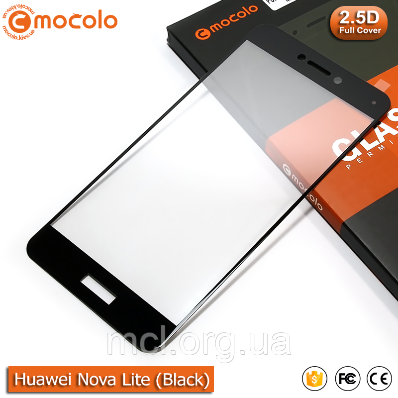 Захисне скло Mocolo Huawei Nova Lite \ P8 Lite 2017 Full cover (Black)