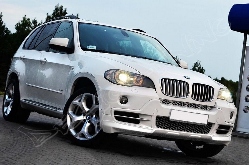 НАКЛАДКА ПЕРЕДНЯ BMW X5 E70 СТИЛЬ AERO (ДОРЕСАЙЛ)