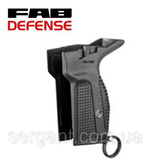 Пістолетна рукоятка для ПМ Fab Defense PM-G (Ізраїль) з механізмом скидання магазину ЧОРНА (під праву руку), фото 1