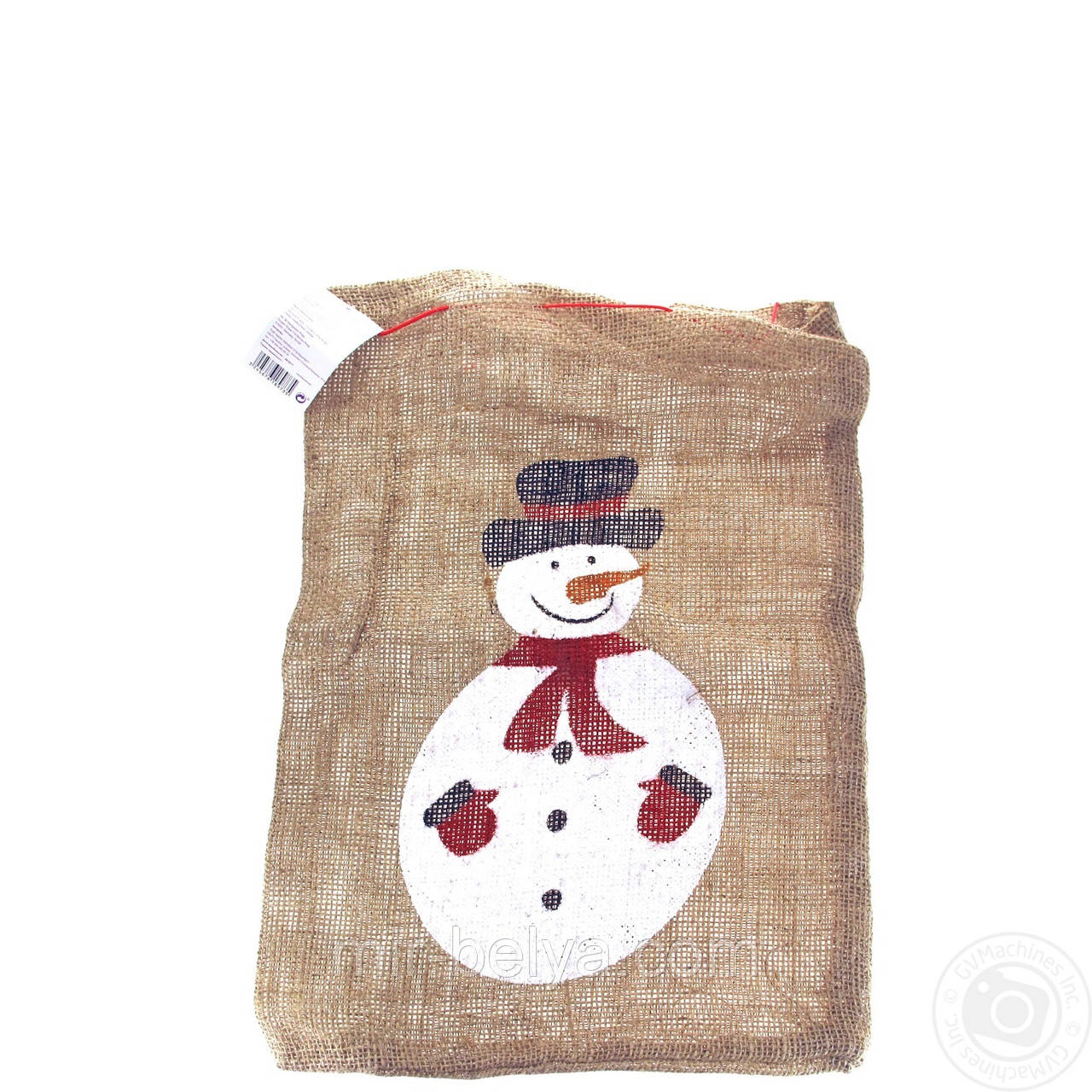 Мішок новорічний для подарунків різдвяний, фото 1