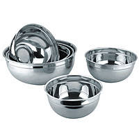 Миски,ємності для продуктів хромовані