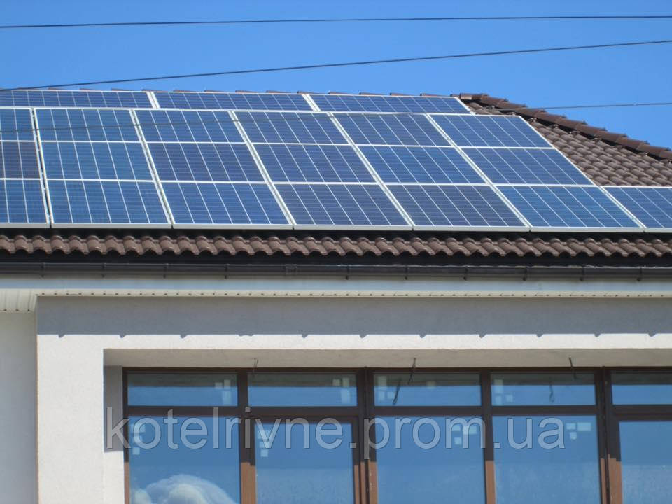 Монтаж комплекту сонячної електростанції потужністтю 3 кВт 4000кВт/год / рік