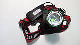 Ліхтар акумуляторний налобний WD176/BL-2189-T6, zoom (2х18650, 3 режими), фото 2