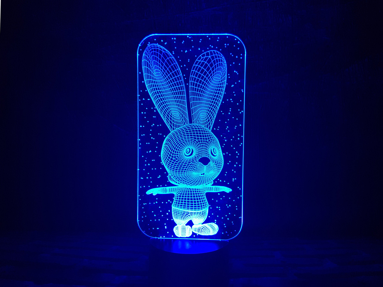 Змінна пластина для 3D ламп "Зайчик" 3DTOYSLAMP, фото 1