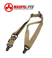 Тактичний збройовий 1-2 точковий ремінь Magpul MS3 PTS (Гонконг) - ПІСОЧНИЙ (Койот)