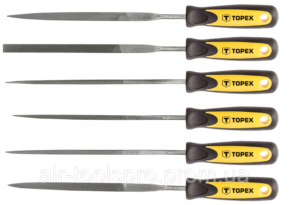 Надфили по металлу, набор 6 шт, TOPEX (ID#231277021), цена: 175 ...