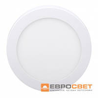 Точечный светильник Евросвет LED-SR-170-12 12Вт 6400К круг накладной