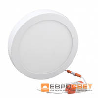 Точечный светильник Евросвет LED-SR-225-18 18Вт 6400К круг накладной