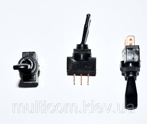 11-05-105. Тумблер ASW-13-103 (ON-OFF-ON), 3pin, 12V, 20А, з підсвічуванням