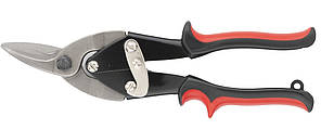 Ножиці для металу 250 мм ліві погумовані ручки MTX 783349