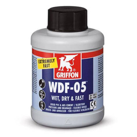  Клей для гнучкої ПВХ труби (флекс) GRIFFON WDF-05 — 500 мл, фото 1