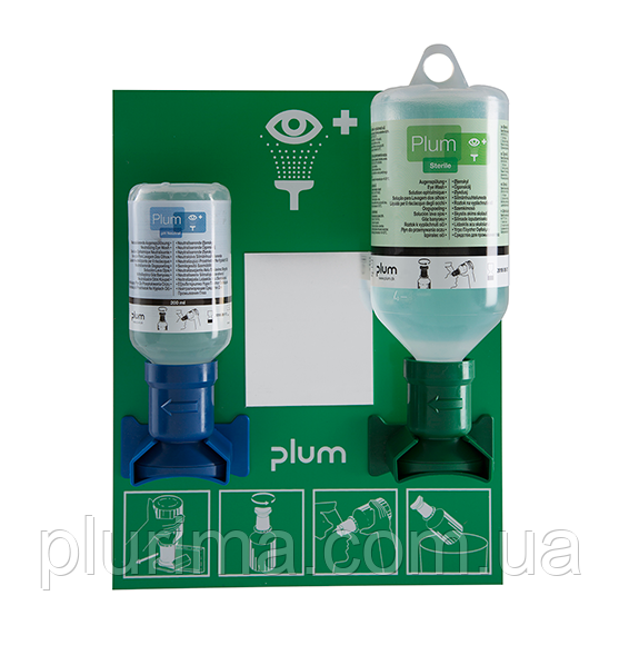 Комбінований комплект Plum Combi station, 200 мл pH Neutral і 500 мл Plum eye wash