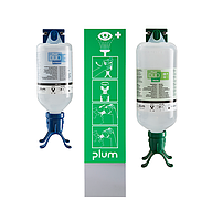 Комбінований комплект Plum Combi station DUO, 500 мл pH Neutral DUO і 1000 мл Plum eye wash DUO
