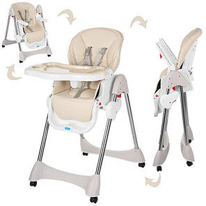 Дитячий стільчик для годування Bambi (M 3216-13) БІЖОВИЙ, фото 1