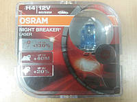 Лампа галогеновая Н4 12V 60/55W 43 цоколь "OSRAM" +130% Night Breaker Laser (2шт.) OS 64193 NBL - Германия