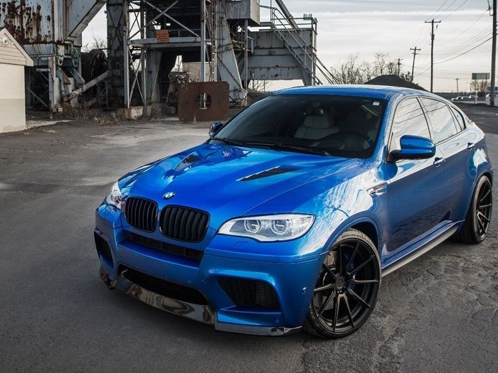 НАКЛАДКА ПЕРЕДНЬОГО БАМПЕРУ BMW X6M E71