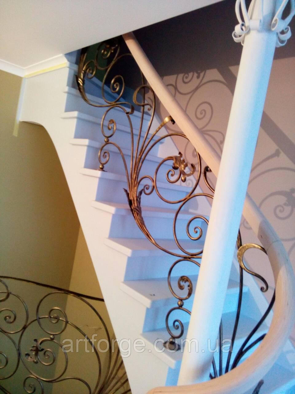 Классические кованые перила для лестниц - фото 8 - id-p625120366