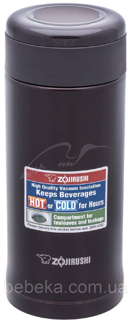 Термокружка ZOJIRUSHI SM-AGE35TD 0.35 л ц:темно-коричневий (SJ-TG08AA)